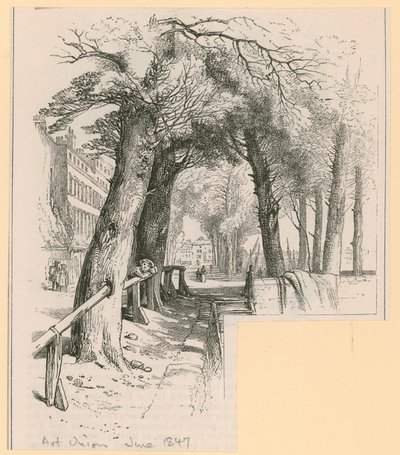 The Art Union, Chelsea, juni 1847 af English School