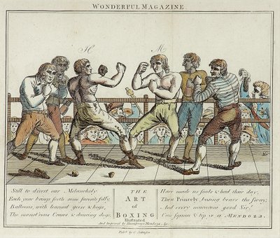 The Art of Boxing (farve litho) af English School