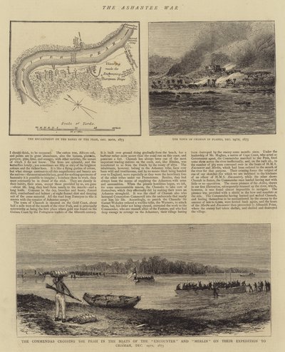 Ashantee-krigen (gravering) af English School