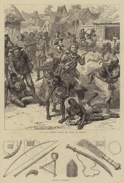 Ashantee-krigen (gravering) af English School