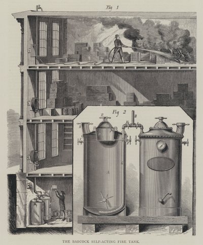 Babcock selvvirkende brandtank af English School