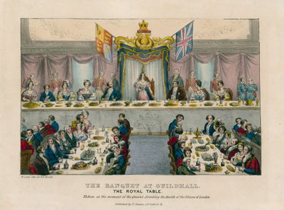 Das Bankett in der Guildhall von English School