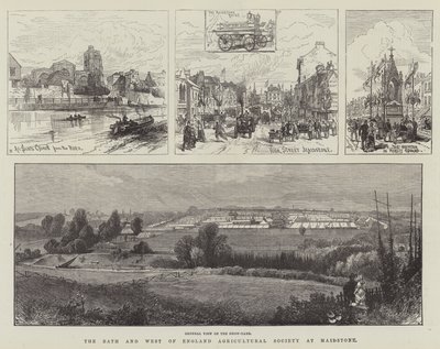 The Bath and West of England Agricultural Society ved Maidstone (gravering) af English School