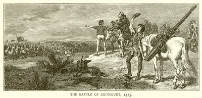 Slaget ved Agincourt, 1415 af English School