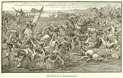 Slaget ved Bannockburn af English School