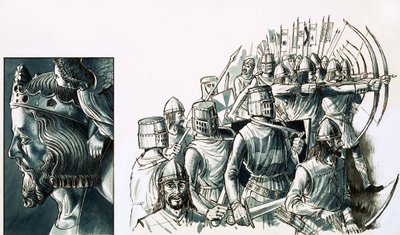 Slaget ved Bannockburn af English School
