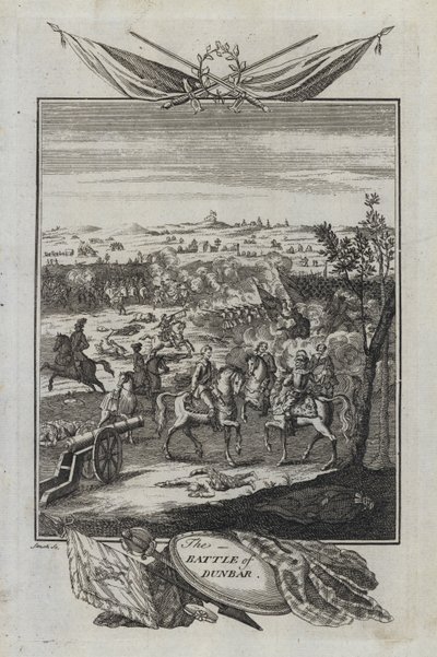 Slaget ved Dunbar (gravering) af English School