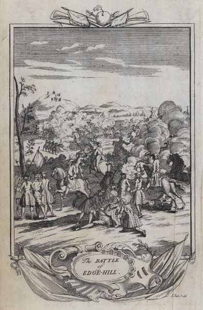 Slaget ved Edge Hill (gravering) af English School