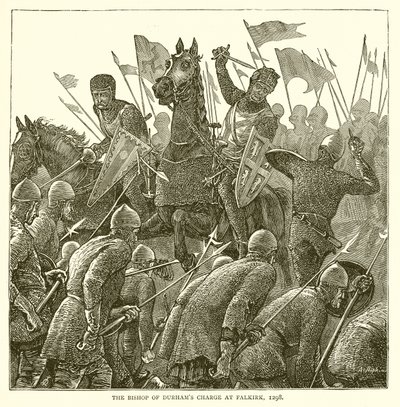 Biskoppen af Durhams anklager i Falkirk, 1298 af English School