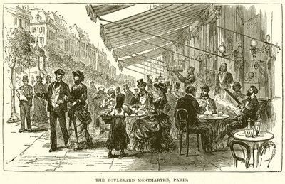 Der Boulevard Montmartre, Paris von English School