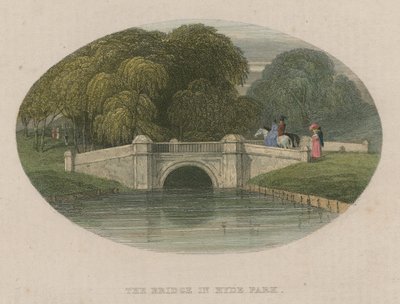 The Bridge of Hyde Park, London af English School