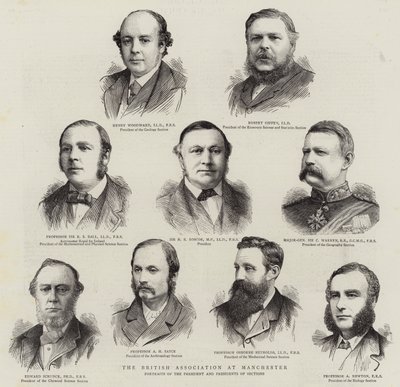 The British Association i Manchester (gravering) af English School