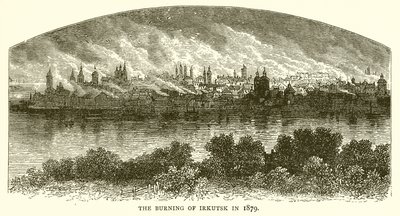 Afbrændingen af Irkutsk i 1879 af English School