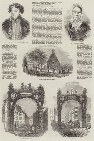 The Burns Festival (gravering) af English School