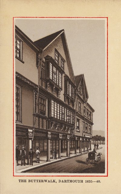 The Butterwalk, Dartmouth af English School