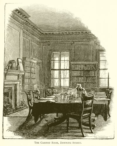 Cabinet Room, Downing Street af English School