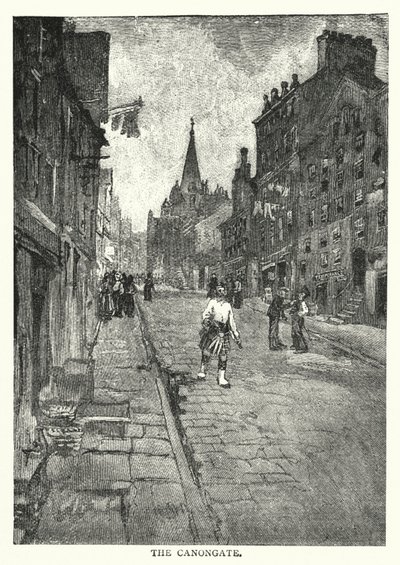 The Canongate (gravering) af English School