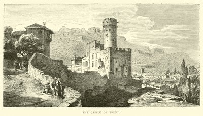 The Castle of Trent  af English School