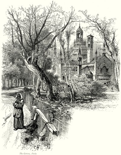 Certosa, Pavia (kobberstik) af English School