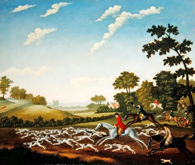 The Chase, ca. 1770 (olie på lærred) af English School