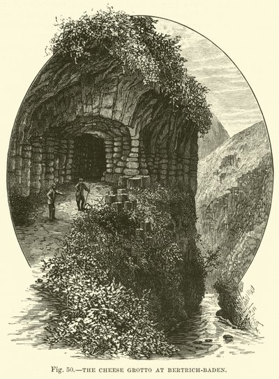 The Cheese grotto at Bertrich-Baden  af English School