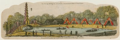 Den kinesiske pagode og bro rejst over kanalen i St James
