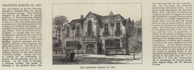 Chiswick School of Art (gravering) af English School