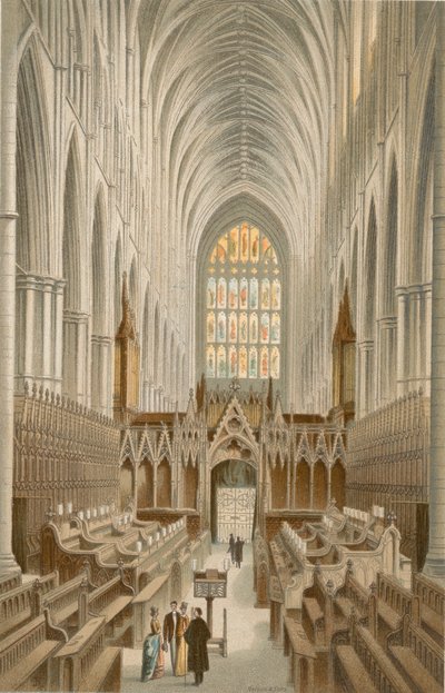 Koret, Westminster Abbey af English School