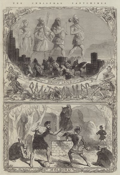Julepantomimerne (gravering) af English School
