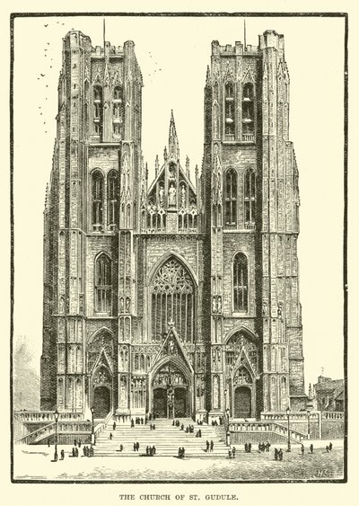Sankt Gudule Kirke af English School