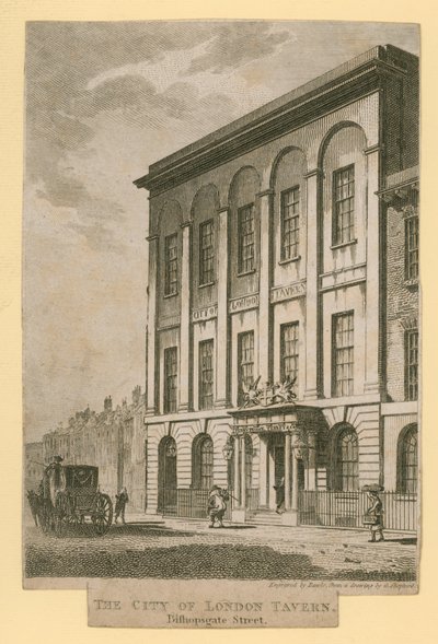 The City of London Tavern, Bishopsgate Street af English School