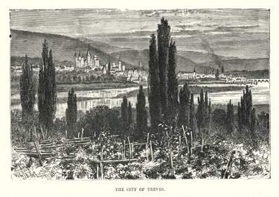The City of Treves (gravering) af English School