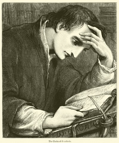 Clerke of Oxenforde (gravering) af English School