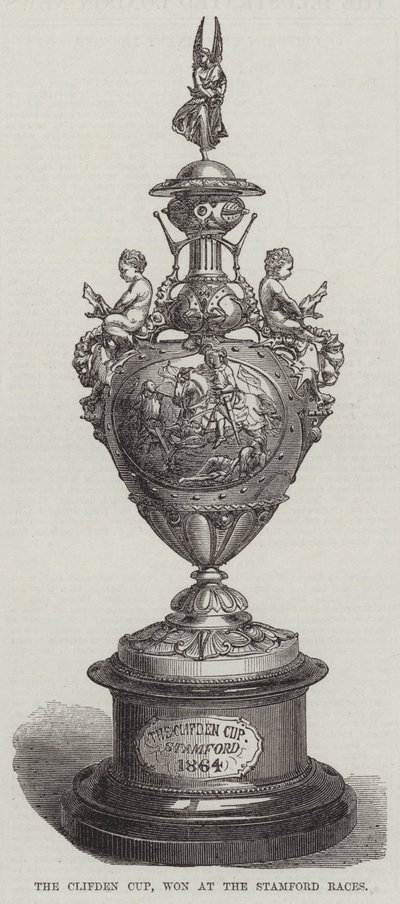 Clifden Cup, vundet ved Stamford Races (gravering) af English School