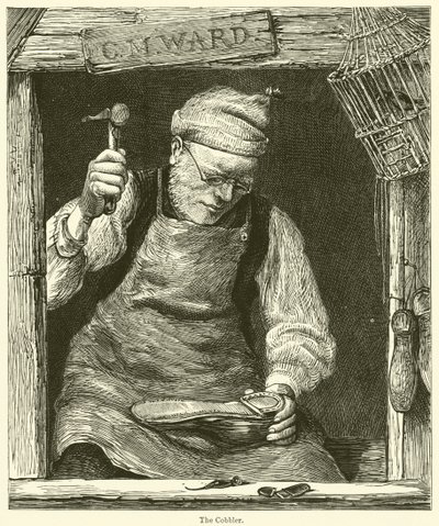 The Cobbler (gravering) af English School