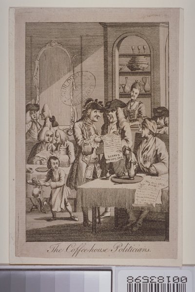 Kaffehuspolitikerne, 1772 af English School