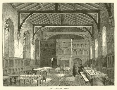 College Hall (gravering) af English School