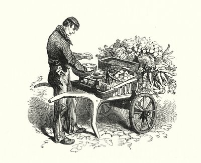 The Costermonger (gravering) af English School