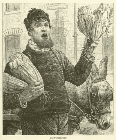 The Costermonger (gravering) af English School