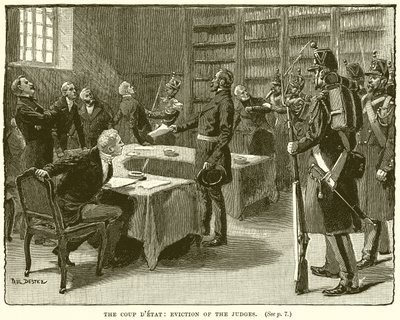 The Coup Detat: Udsættelse af dommerne af English School