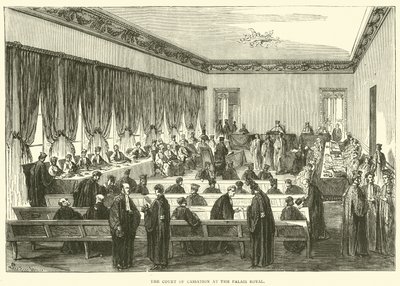 Kassationsretten i Palais Royal, maj 1871 af English School