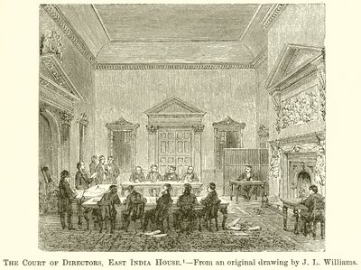 The Court of Directors, East India House af English School