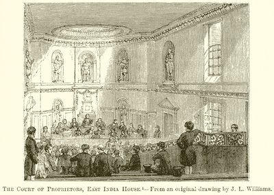 The Court of Proprietors, East India House af English School