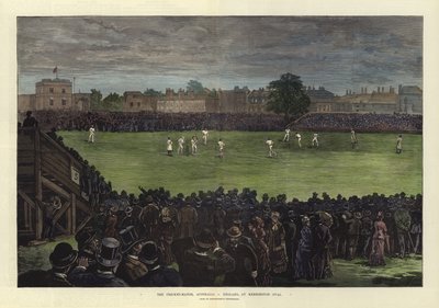 Cricketkampen, Australien mod England, på Kennington Oval af English School