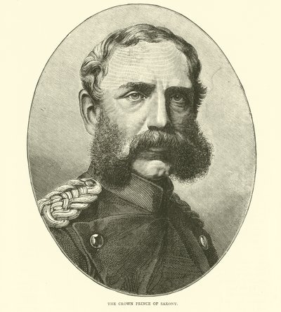 Kronprinsen af Sachsen, august 1870 af English School
