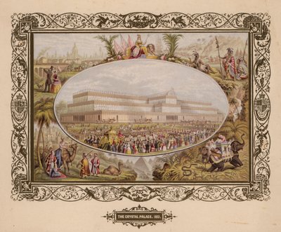 The Crystal Palace, 1851, The Great Exhibition, Hyde Park, London. af English School