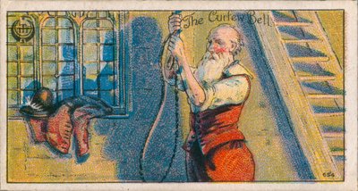 Udgangsforbudsklokken (chromolitho) af English School