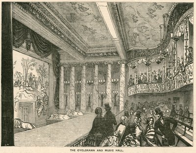 Cyclorama and Music Hall ved Colosseum, London af English School