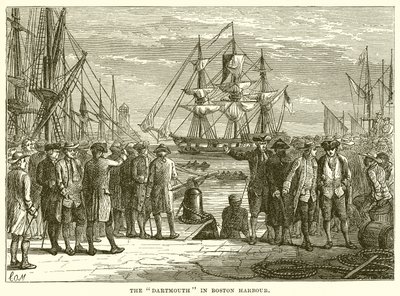 Dartmouth i Boston Harbor af English School