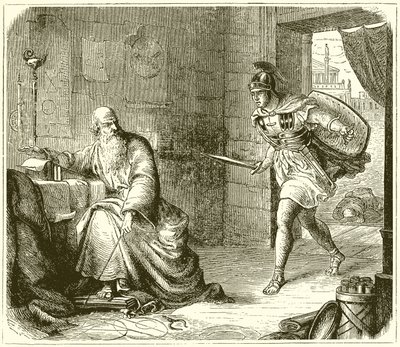 Archimedes død af English School